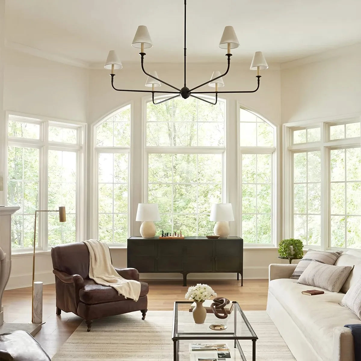 Feyran Vintage Retro Metal Chandelier