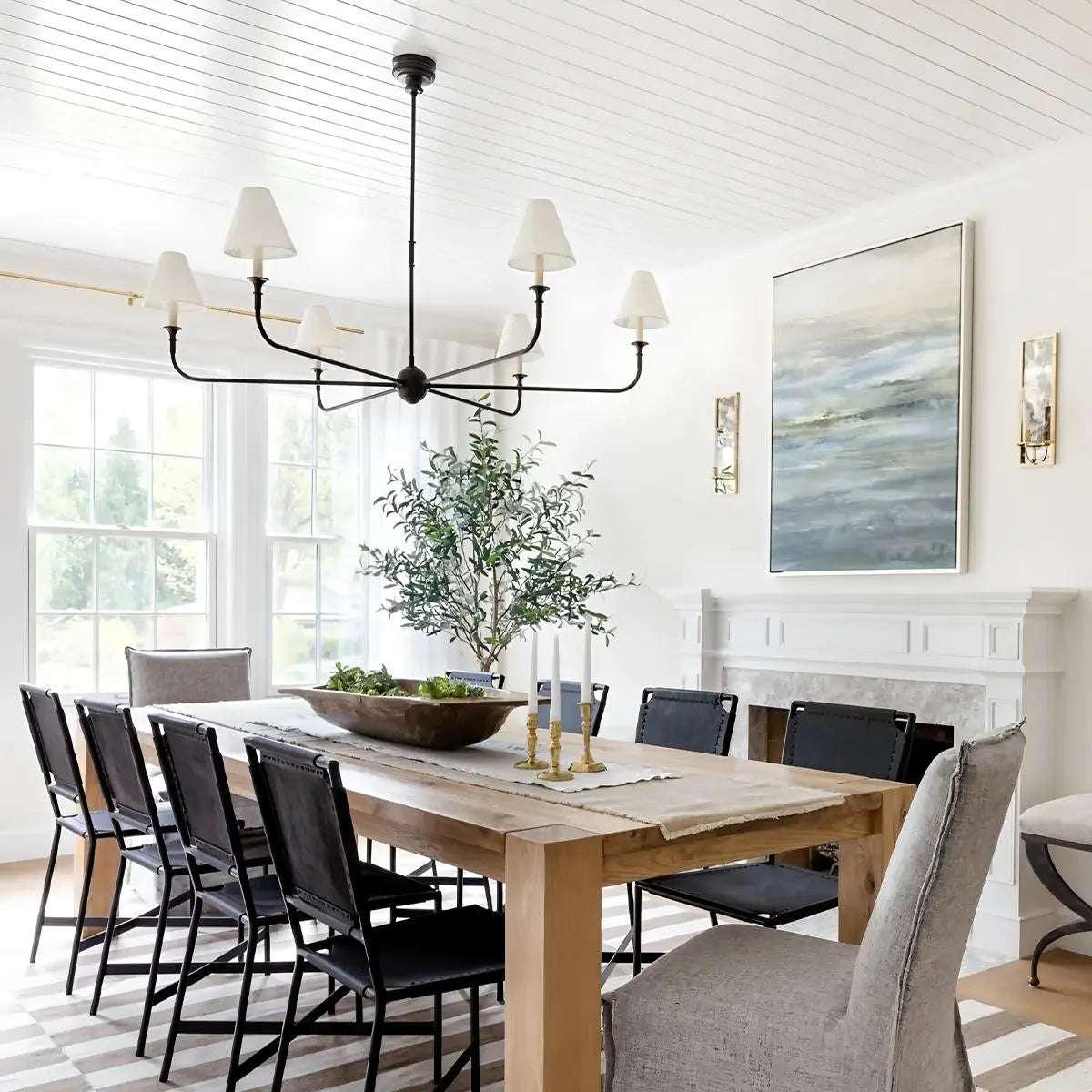 Feyran Vintage Retro Metal Chandelier