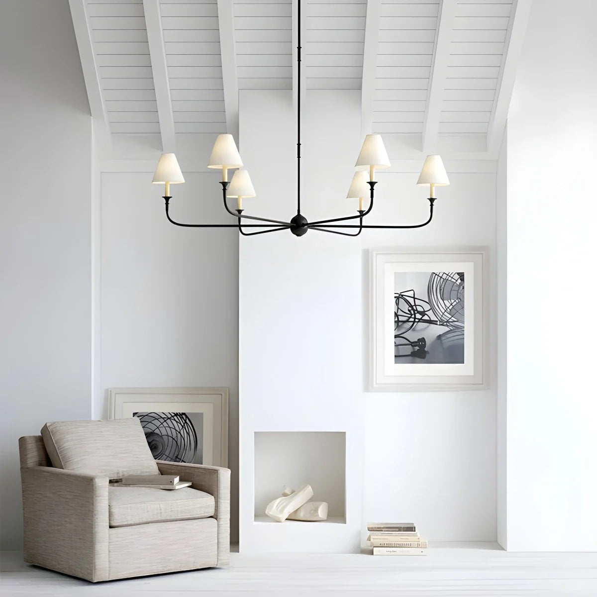Feyran Vintage Retro Metal Chandelier