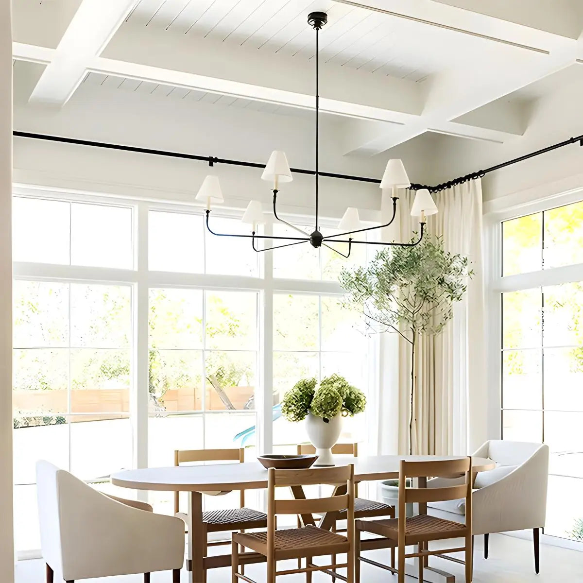 Feyran Vintage Retro Metal Chandelier