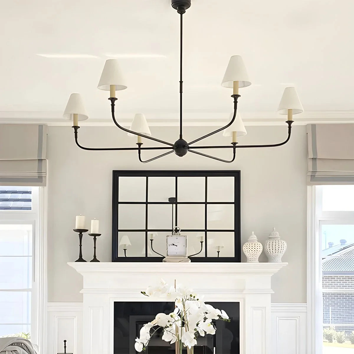 Feyran Vintage Retro Metal Chandelier