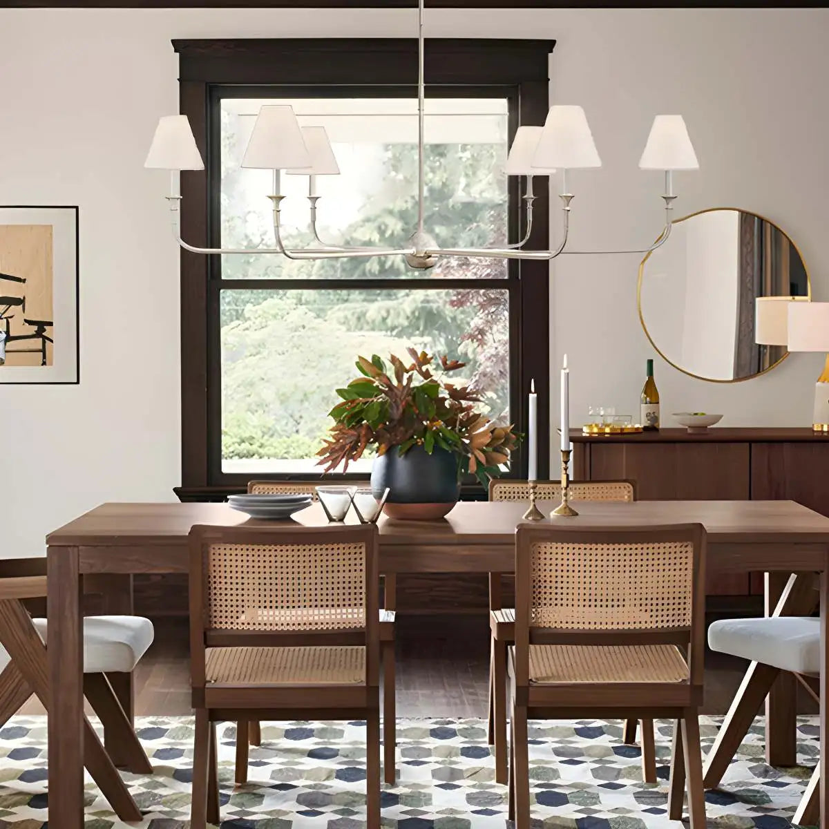 Feyran Vintage Retro Metal Chandelier