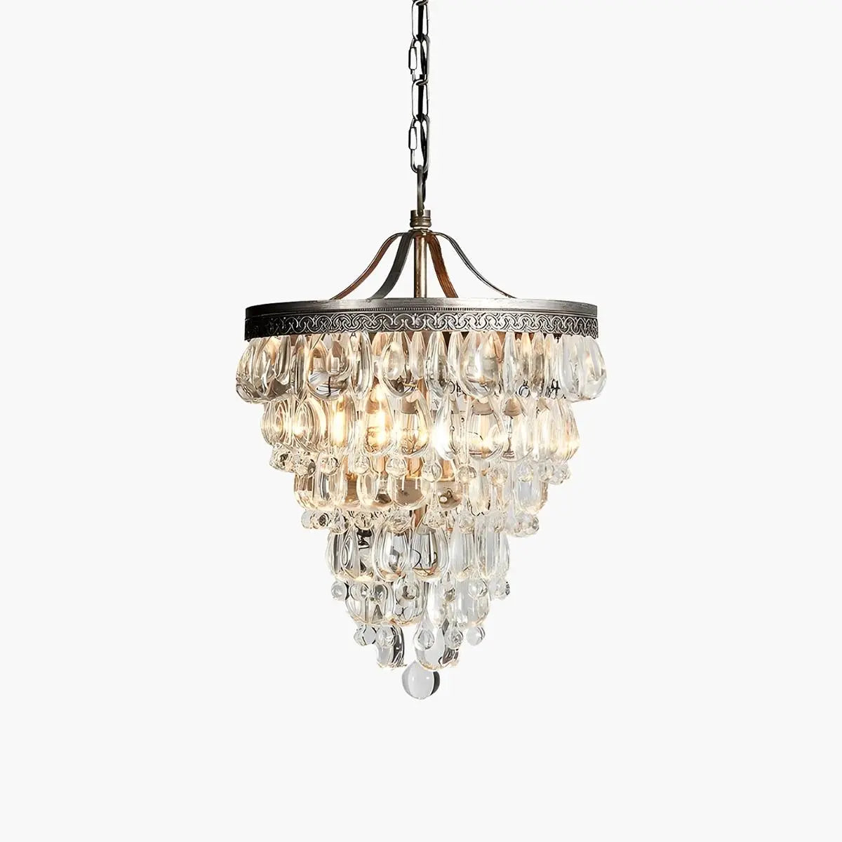Feyran Vintage Crystal Pendent Light for Living Room