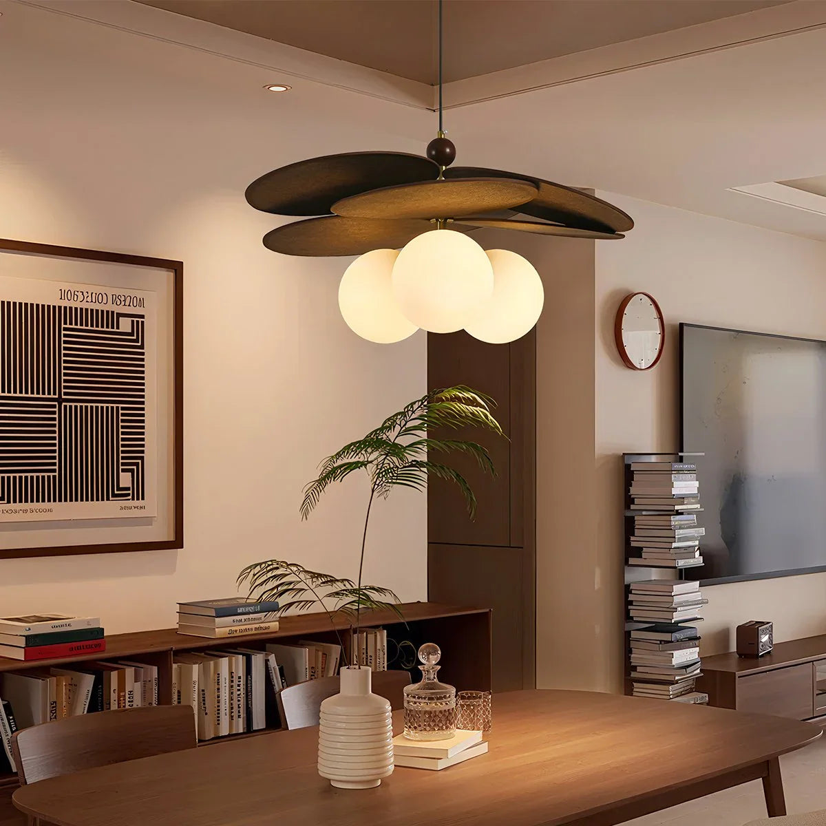 Feyran Wabi Sabi Vine Weaving Chandelier for Dining Room