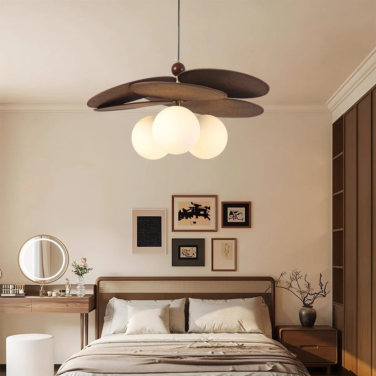 Feyran Wabi Sabi Vine Weaving Chandelier for Dining Room