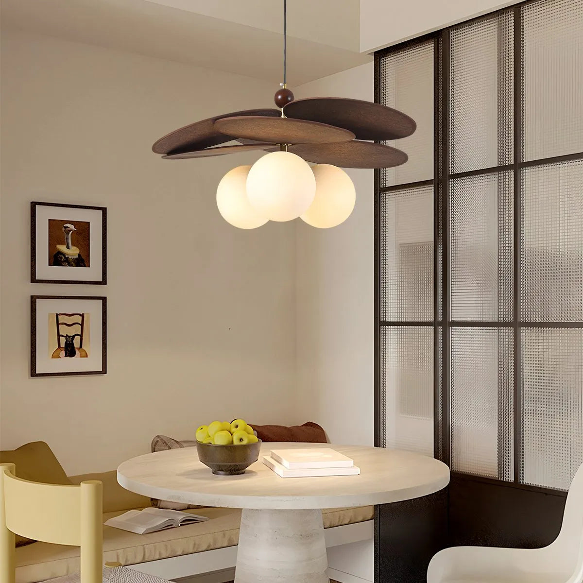 Feyran Wabi Sabi Vine Weaving Chandelier for Dining Room