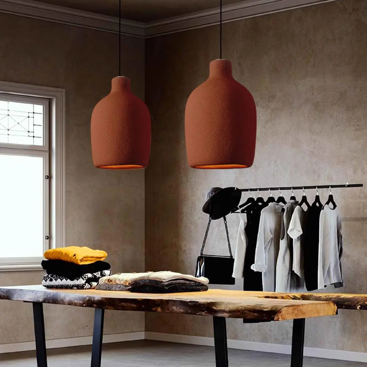 Feyran Wabi Sabi Style Dining Room Pendant Light
