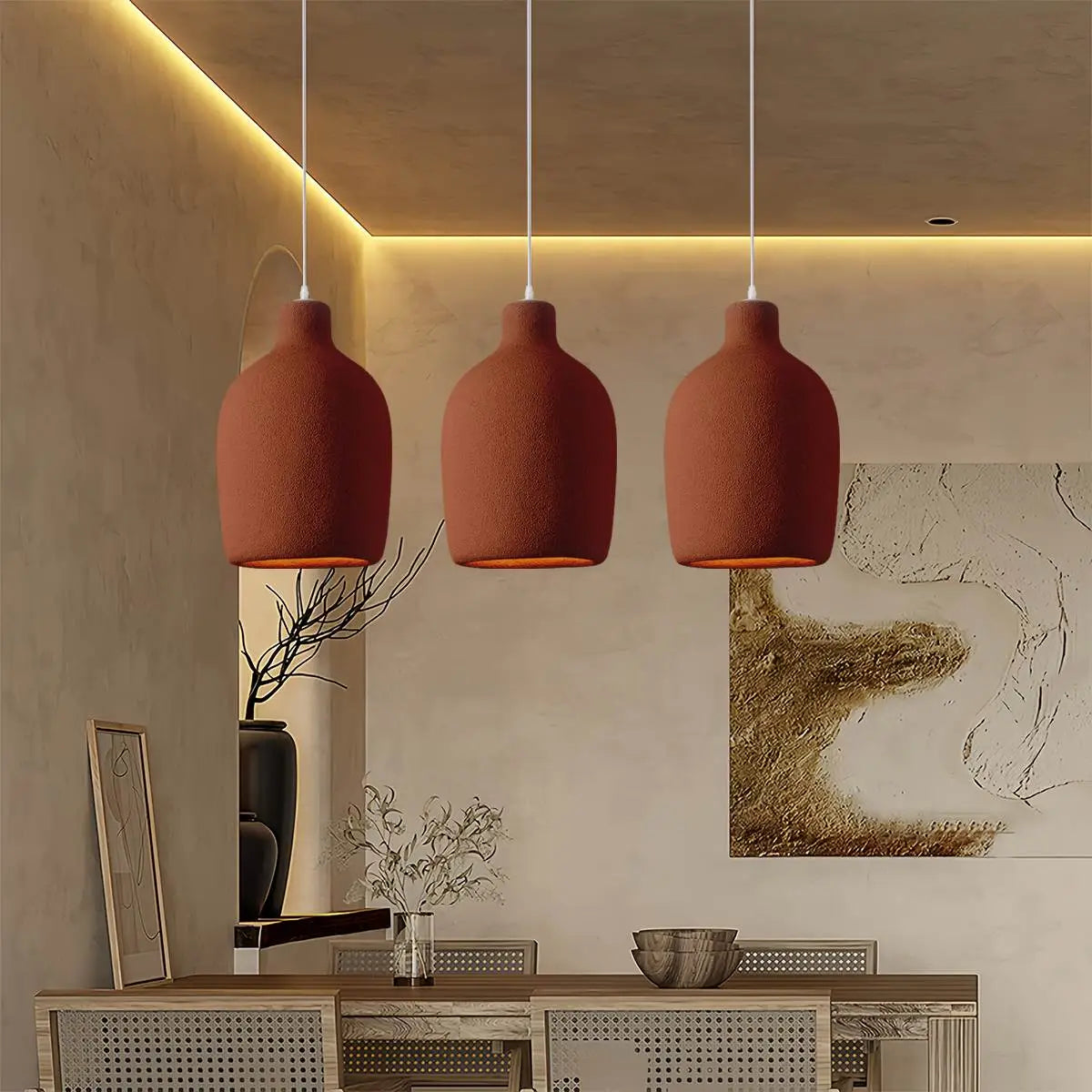 Feyran Wabi Sabi Style Dining Room Pendant Light