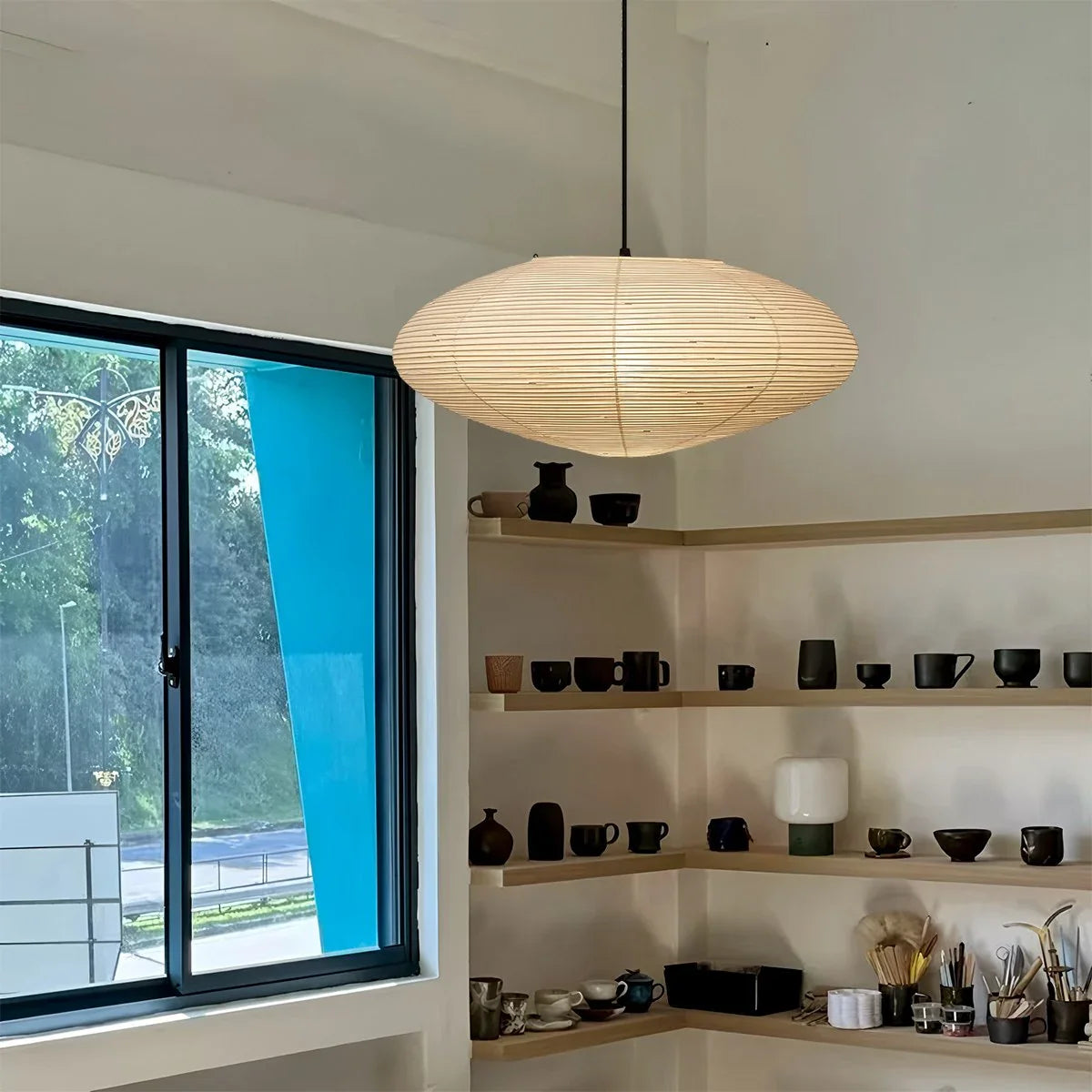 Feyran Washi Paper A Series Pendant Light for Dining Room