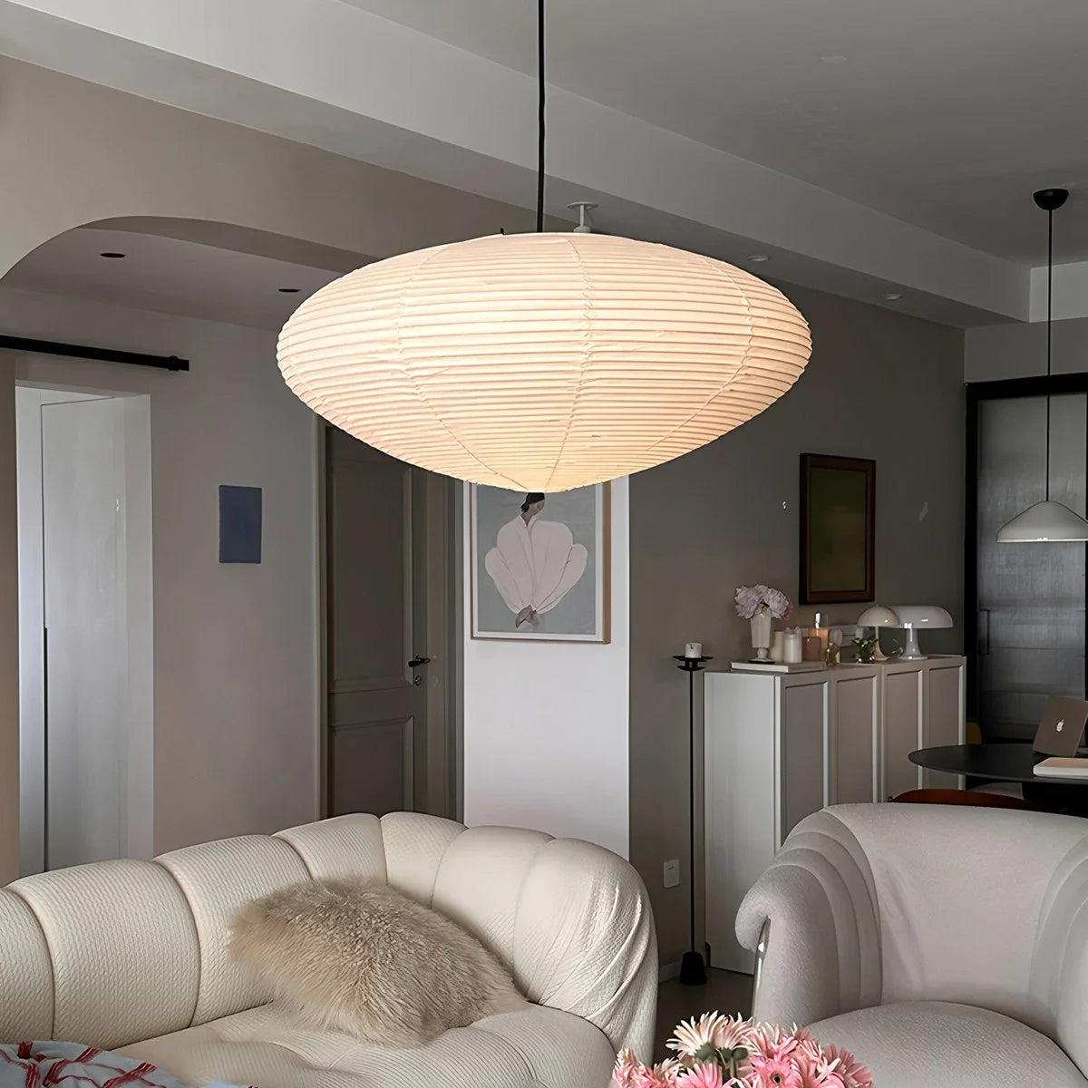 Feyran Washi Paper A Series Pendant Light for Dining Room