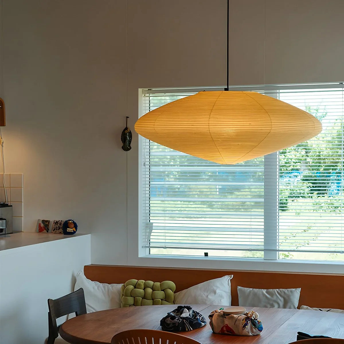 Feyran Washi Paper A Series Pendant Light for Dining Room