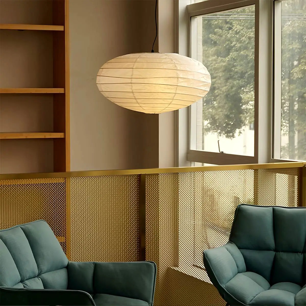 Feyran Washi Paper EN Series Pendant Light for Living Room