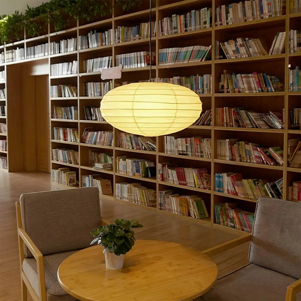 Feyran Washi Paper EN Series Pendant Light for Living Room