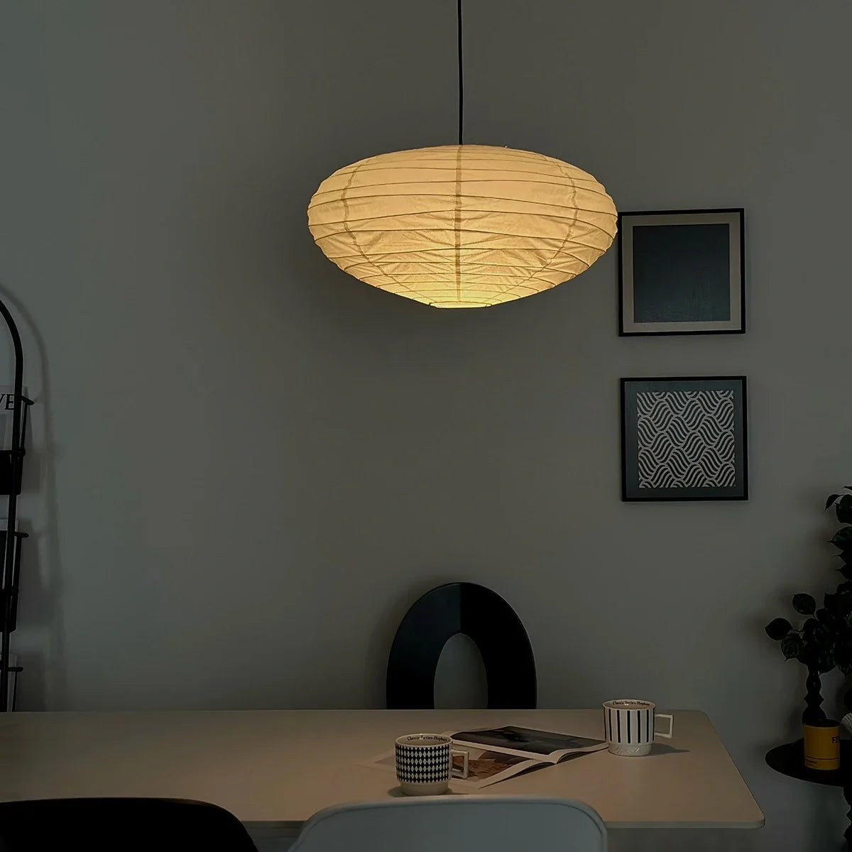 Feyran Washi Paper EN Series Pendant Light for Living Room