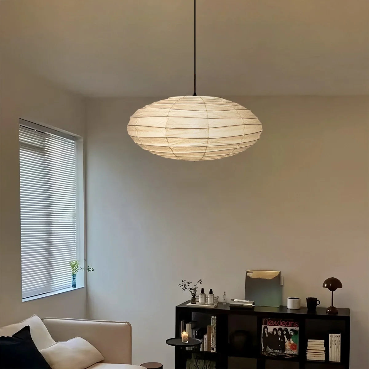 Feyran Washi Paper EN Series Pendant Light for Living Room