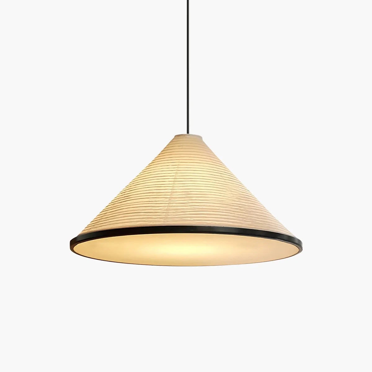 Feyran Washi Paper Hat Pendant Lamp for Dining Room