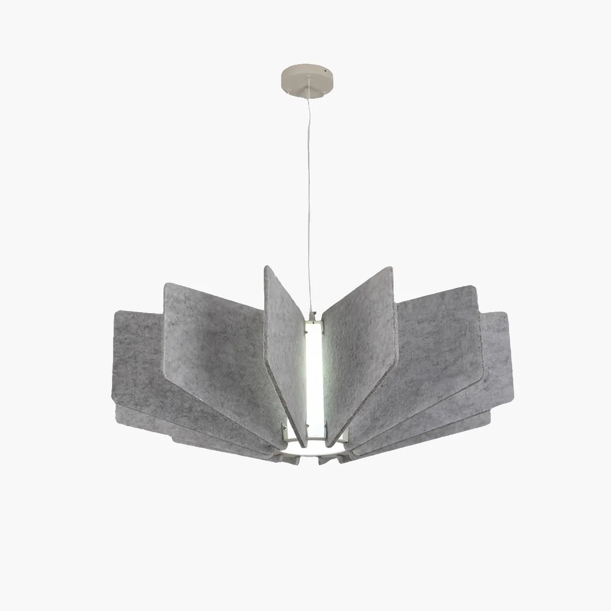 Feyran Wing Panel Acoustic Pendant Light for Living Room
