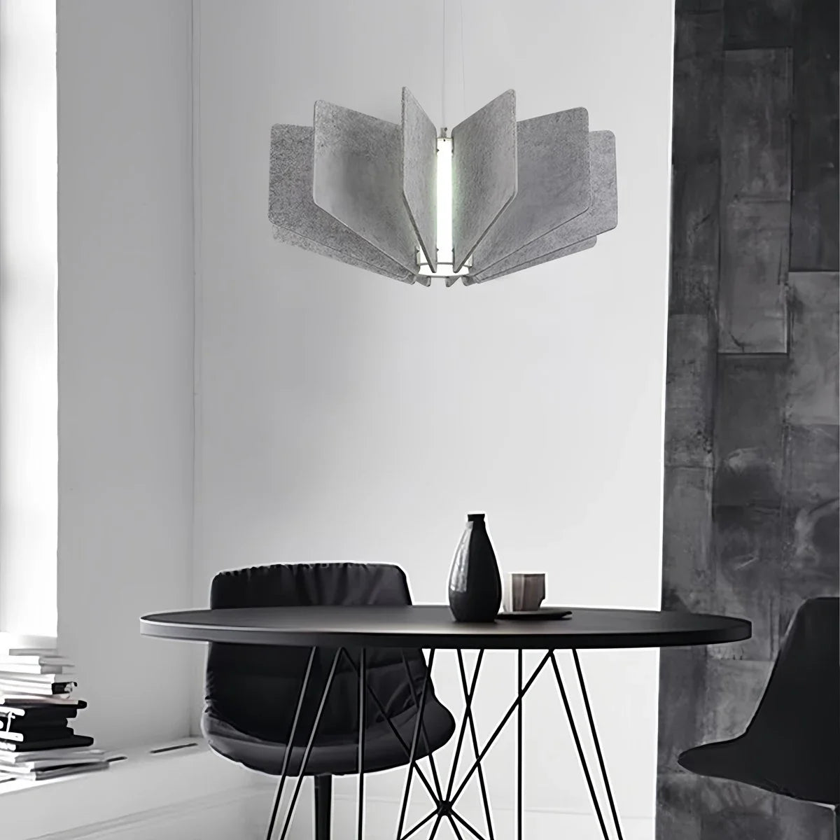 Feyran Wing Panel Acoustic Pendant Light for Living Room