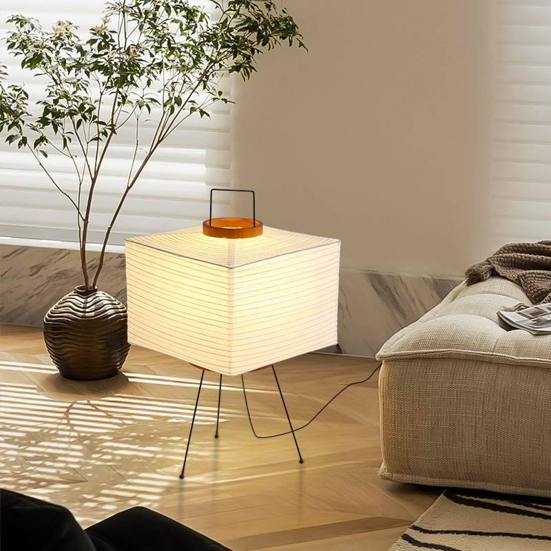 Feyran Rice Paper Art Floor & Table Lamp