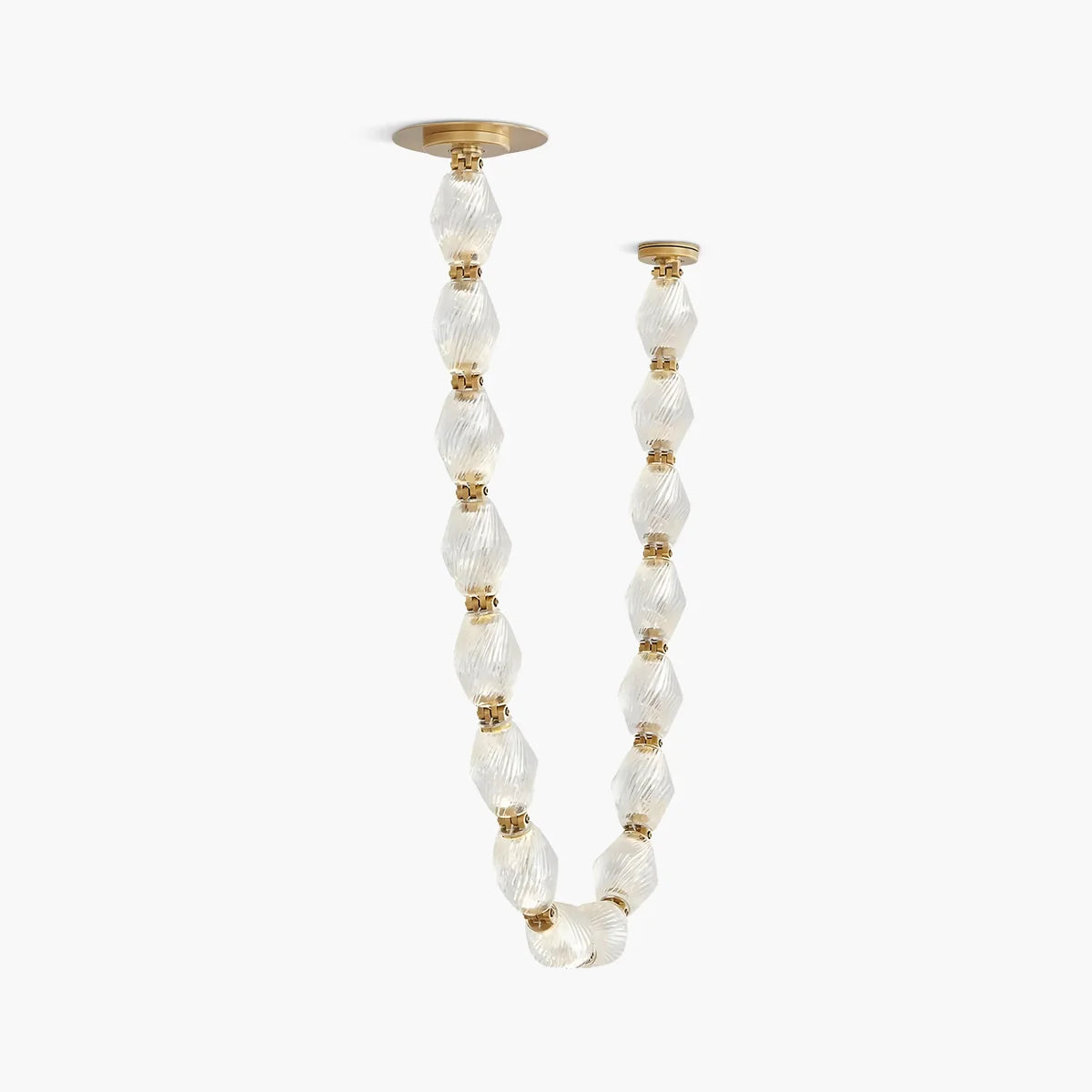 Feyran Zypheria Art Deco Czech Glass Beaded Chandelier