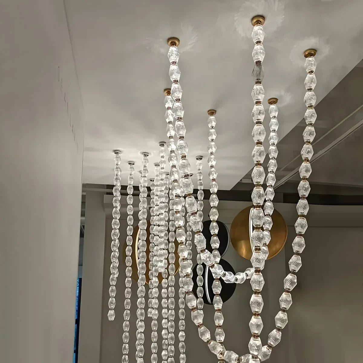 Feyran Zypheria Art Deco Czech Glass Beaded Chandelier