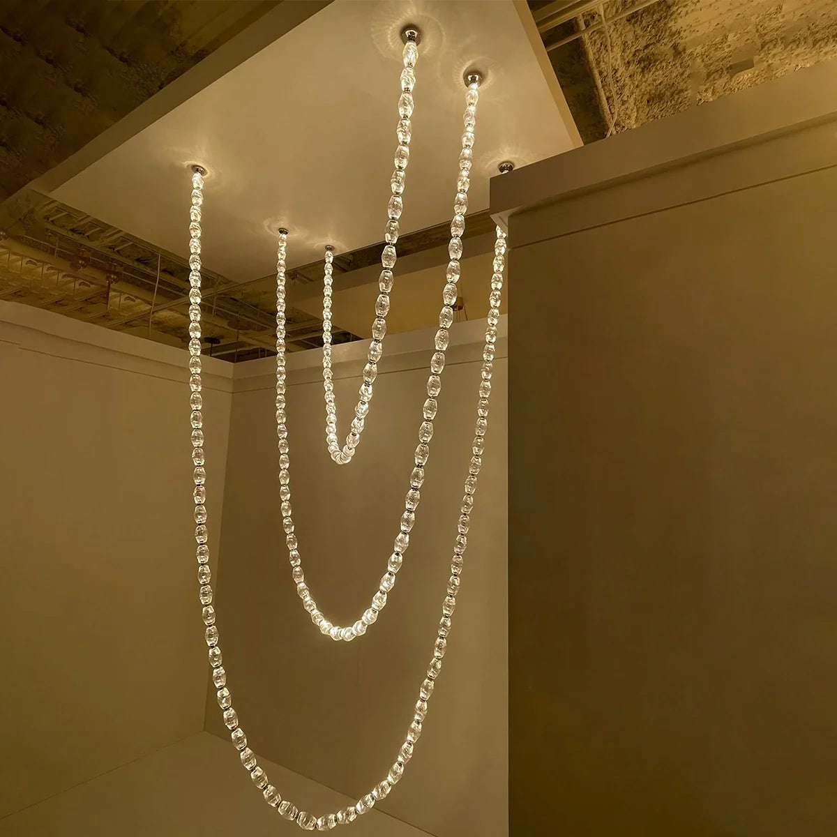 Feyran Zypheria Art Deco Czech Glass Beaded Chandelier
