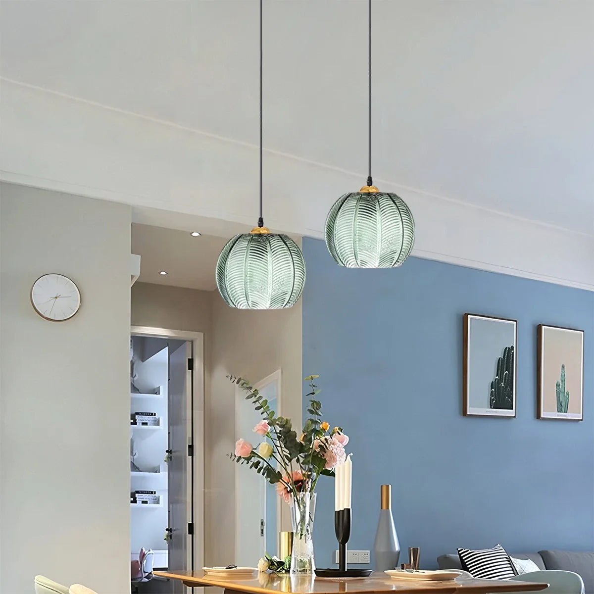 Feyran Aalin Frosted Glass Pendant Light for Dining Room