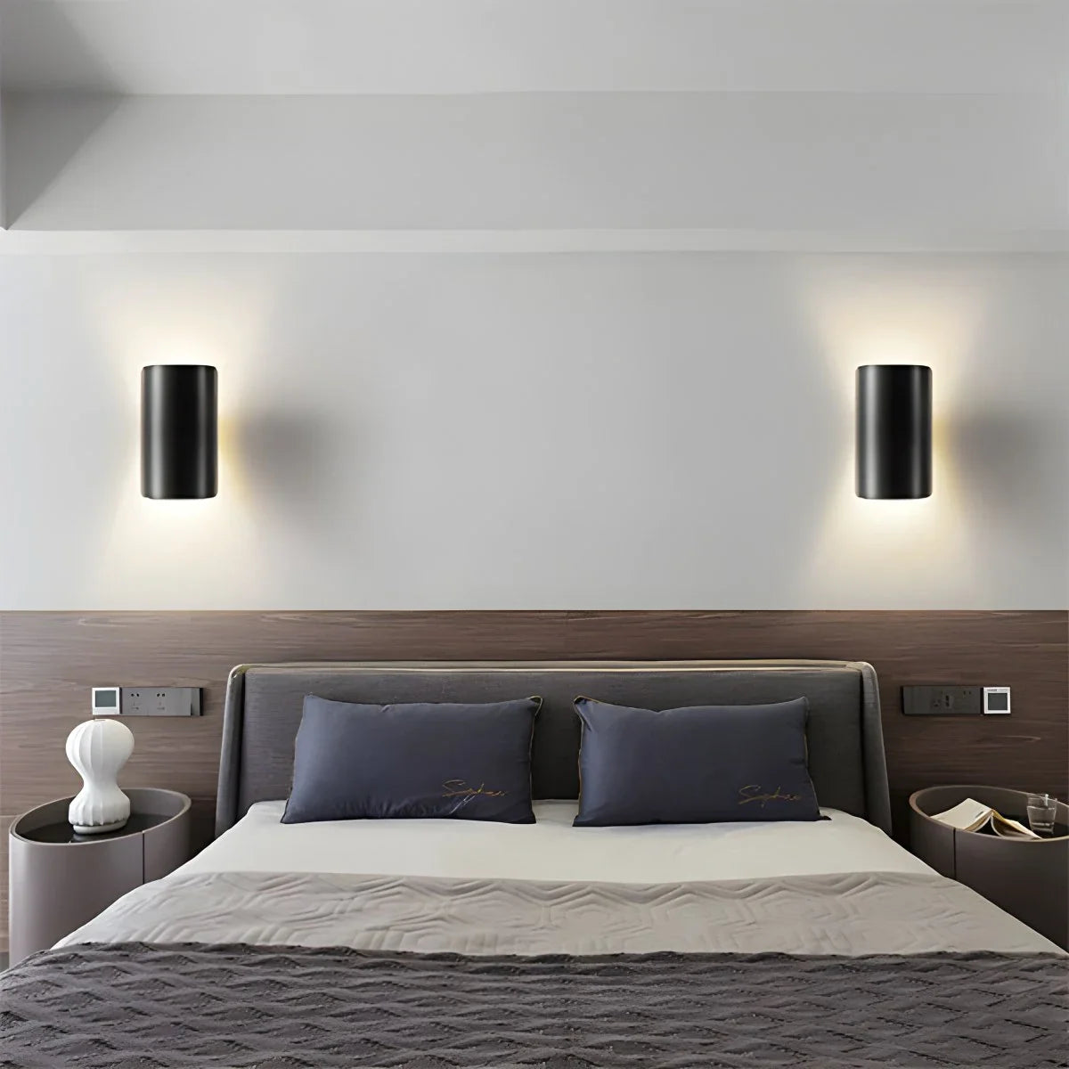 Feyran Adjustable Half Shade Wall Sconce