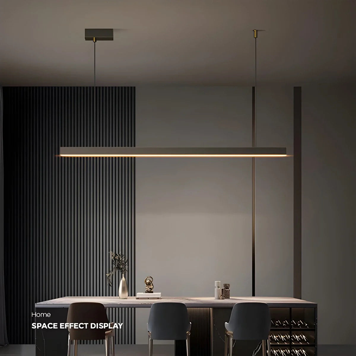 Feyran All Copper Minimalist Chandelier for Dining & Living Rooms