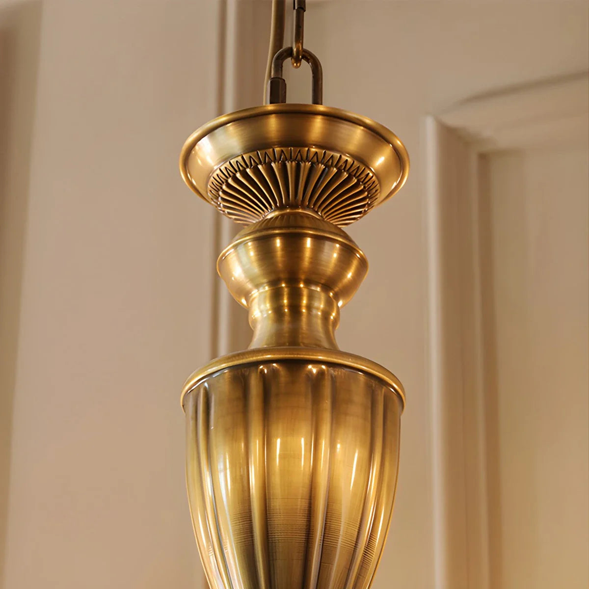 Feyran American Vintage Candle Copper Chandelier
