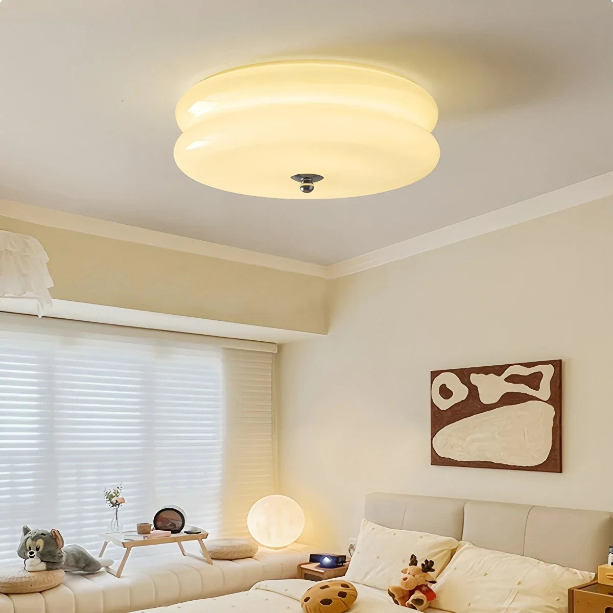 Feyran Art Deco Vintage Ceiling Light for Bedroom