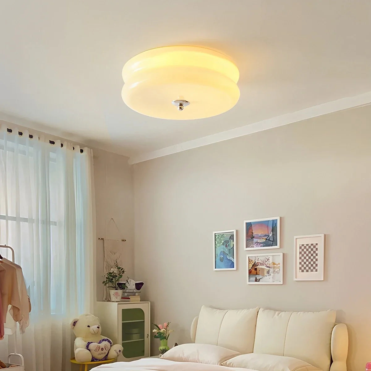 Feyran Art Deco Vintage Ceiling Light for Bedroom