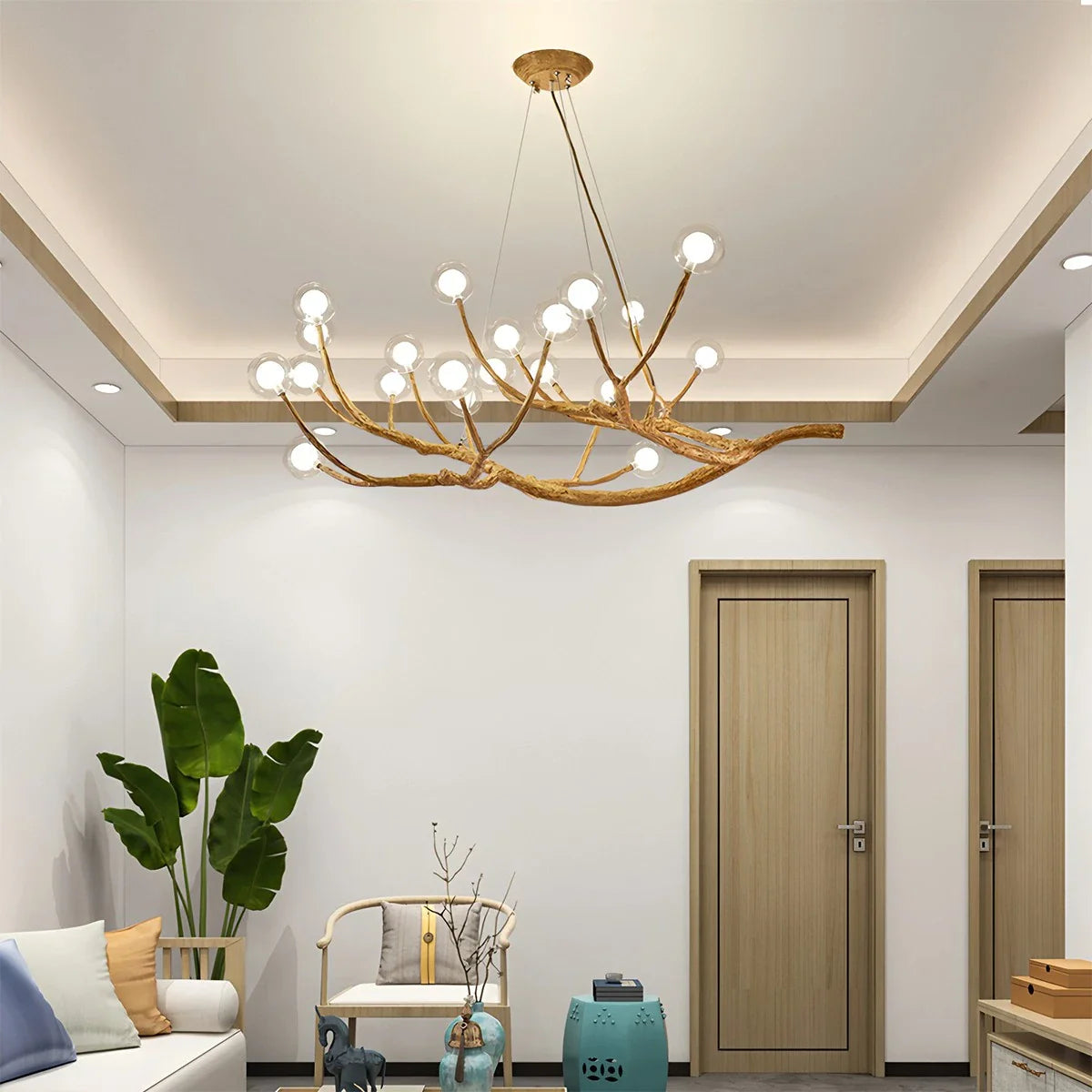Feyran Arvore Branch Glass Chandelier for Dining Room