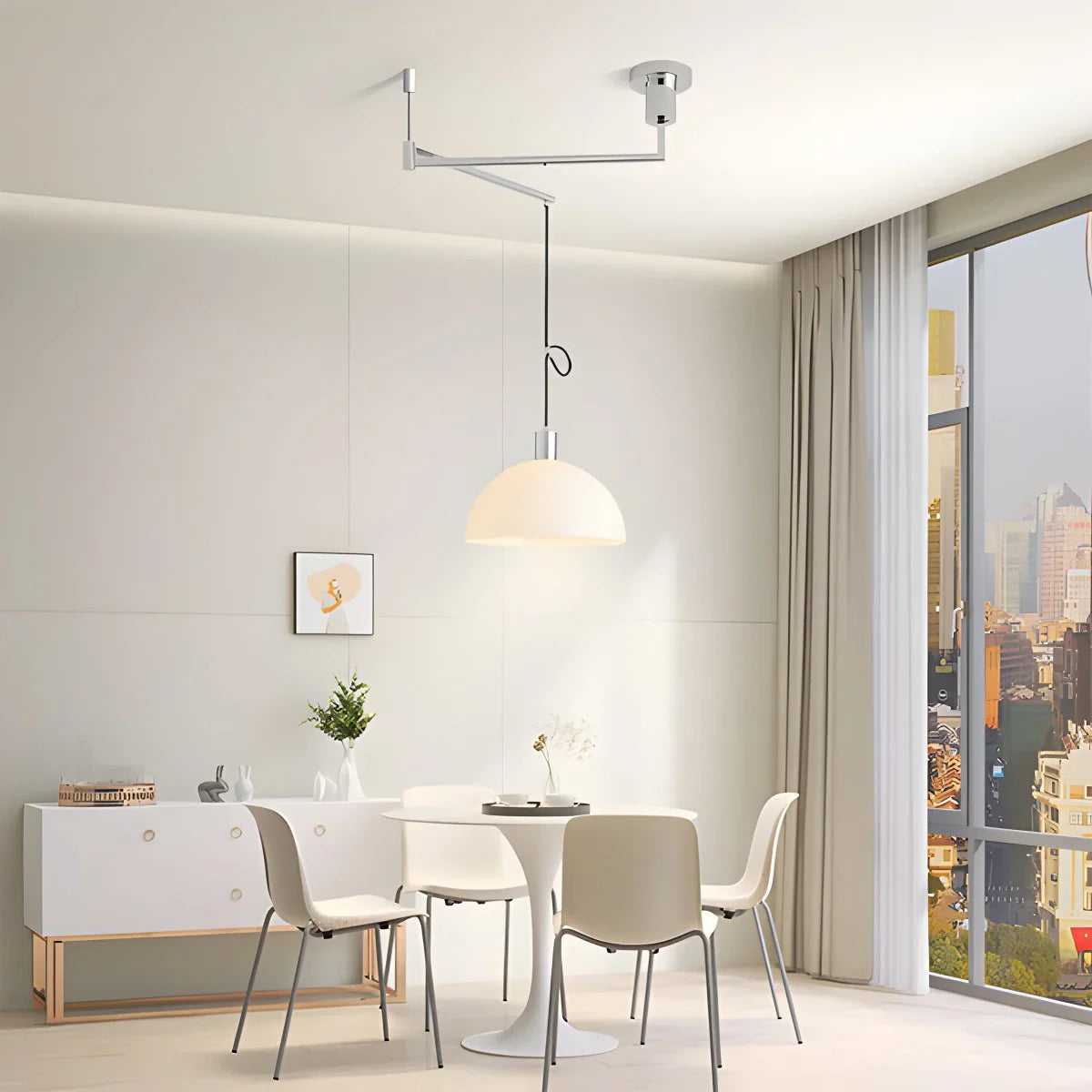 Feyran Bauhaus Creative Rocker Glass Pendant Light