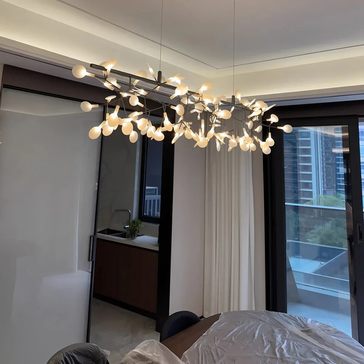 Feyran Black Firefly LED Chandelier