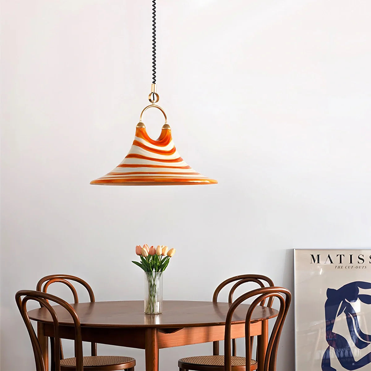 Feyran Carlo Trumpet Pendant Lamp for Dining Doom