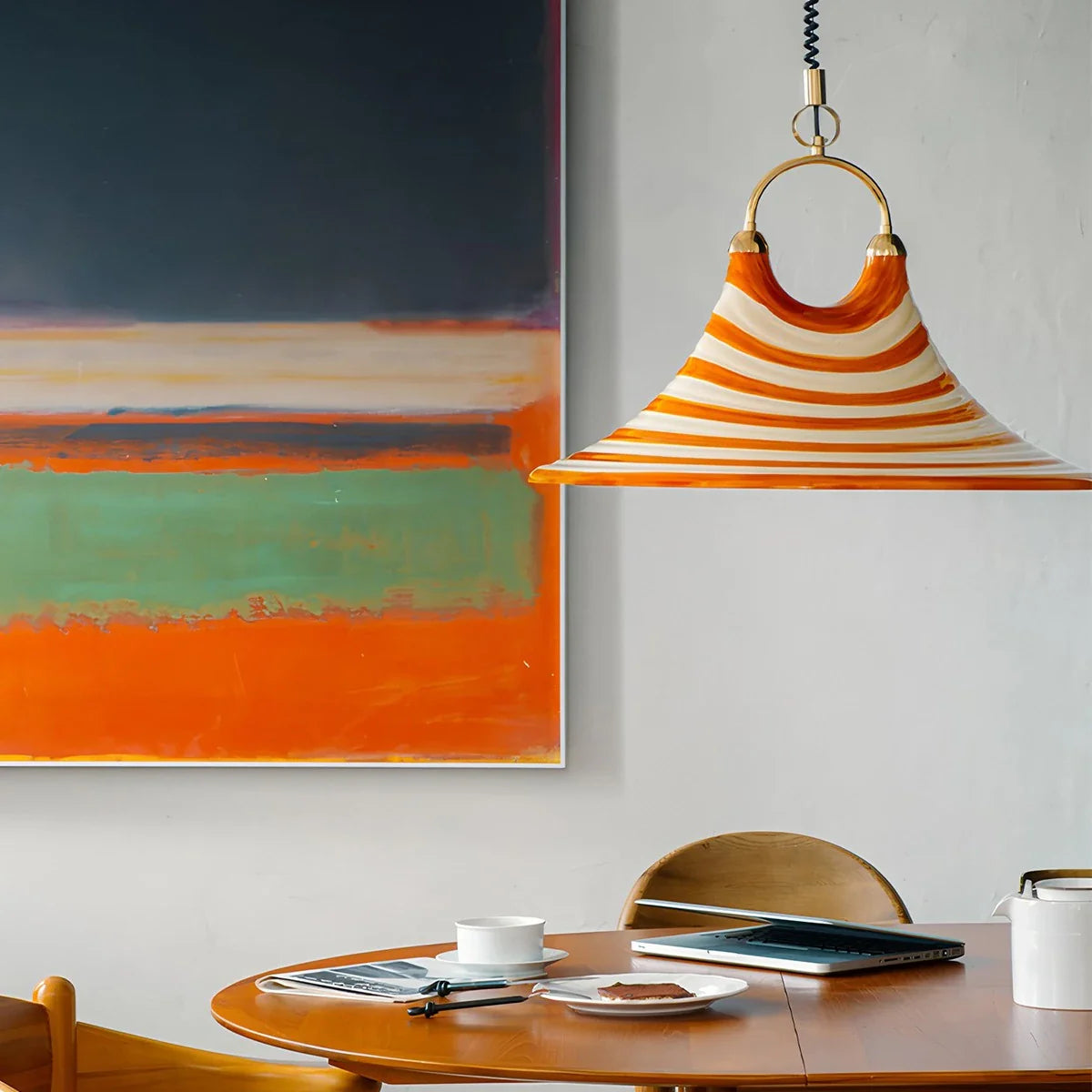 Feyran Carlo Trumpet Pendant Lamp for Dining Doom