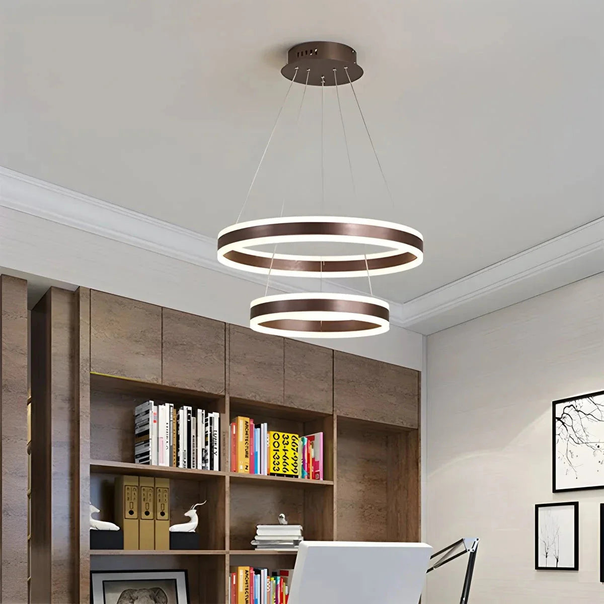 Feyran Circle Layered Living Room Chandelier