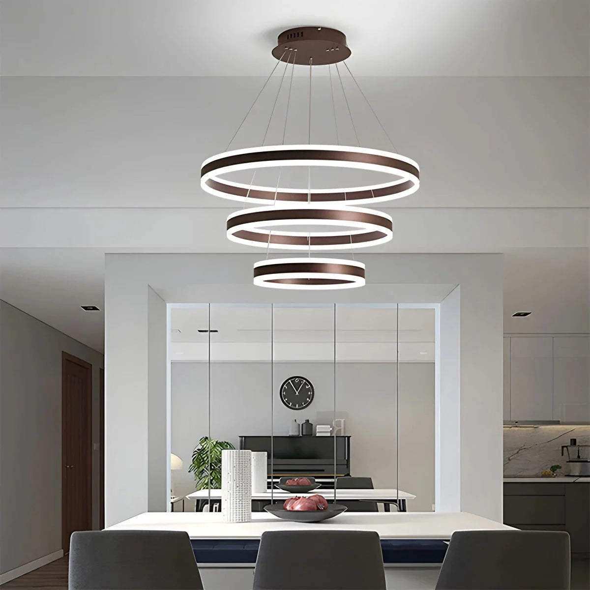 Feyran Circle Layered Living Room Chandelier