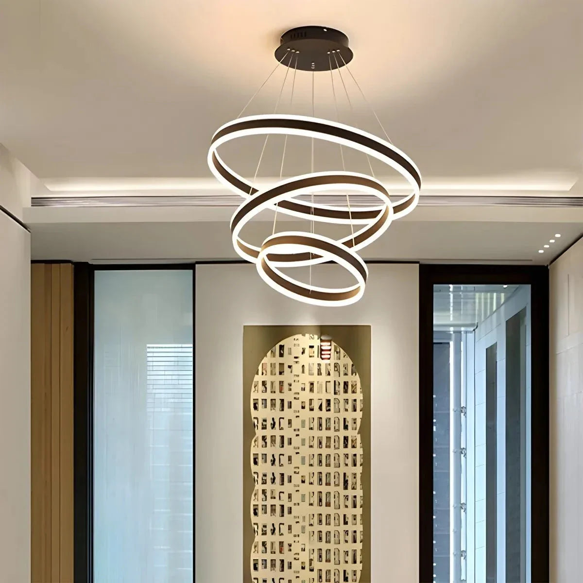 Feyran Circle Layered Living Room Chandelier