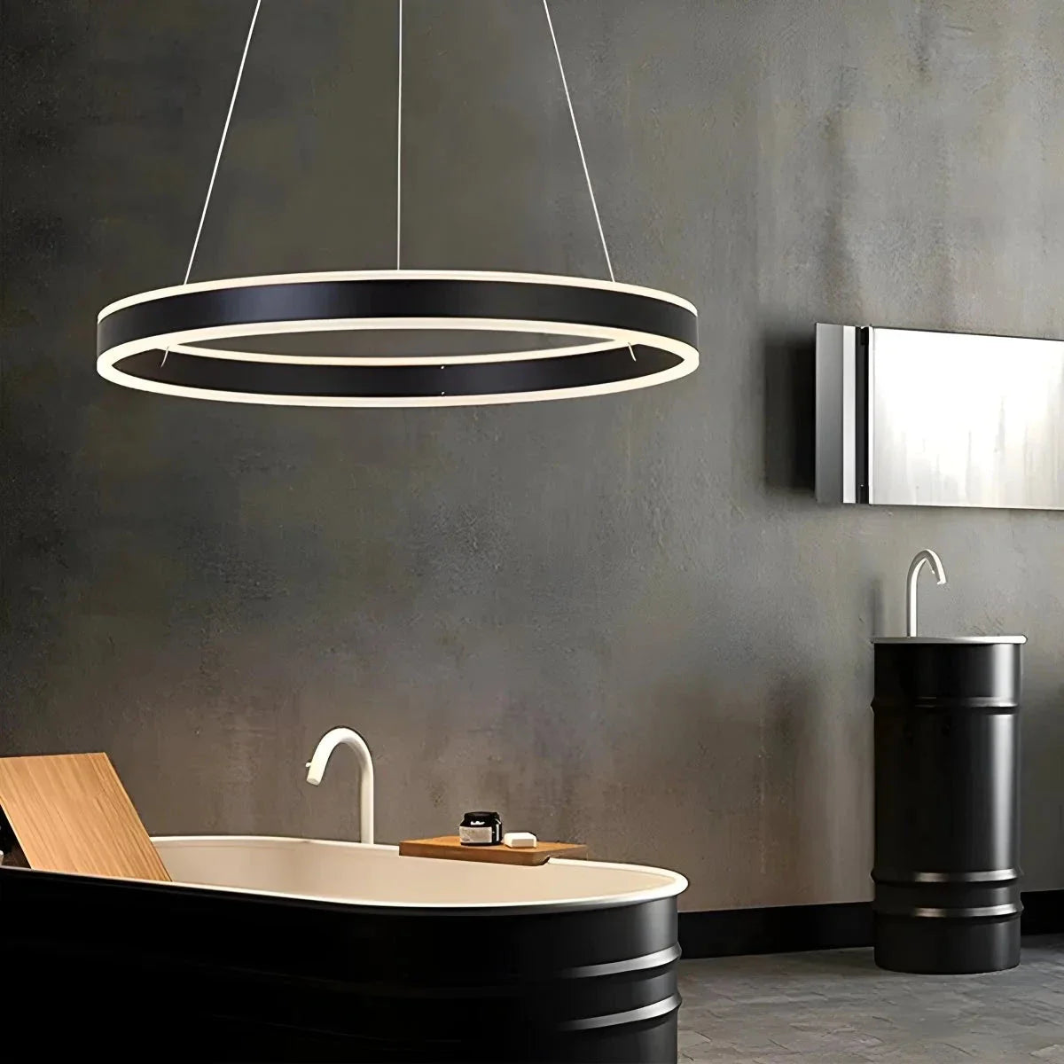 Feyran Circle Layered Living Room Chandelier