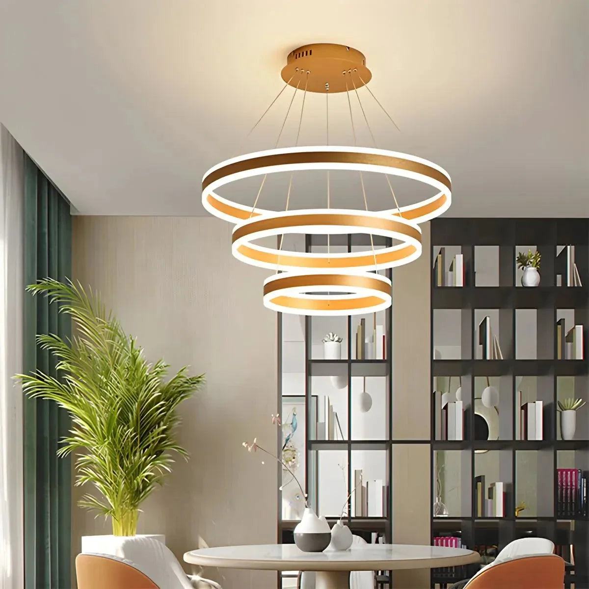 Feyran Circle Layered Living Room Chandelier