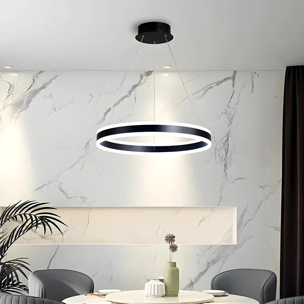 Feyran Circle Layered Living Room Chandelier