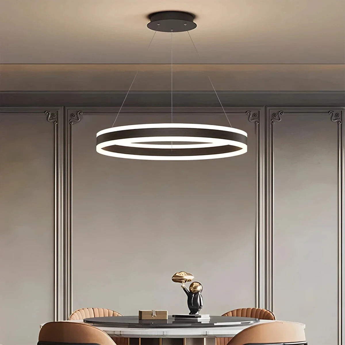 Feyran Circle Layered Living Room Chandelier