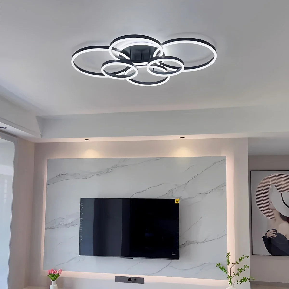 Feyran Circular LED Ceiling Light for Living Room