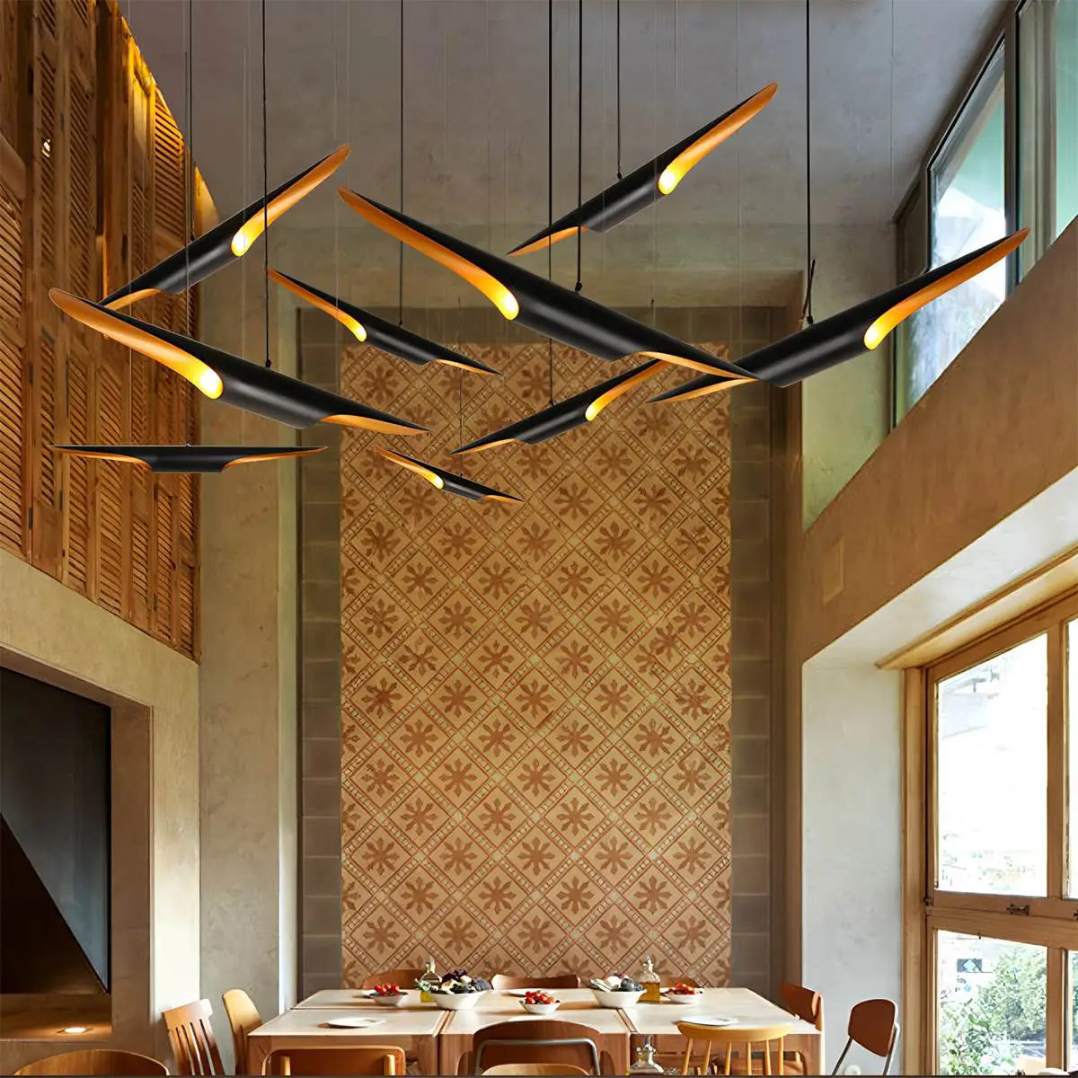 Feyran Coltrane Pipe Pendant Lamp for Dining Room