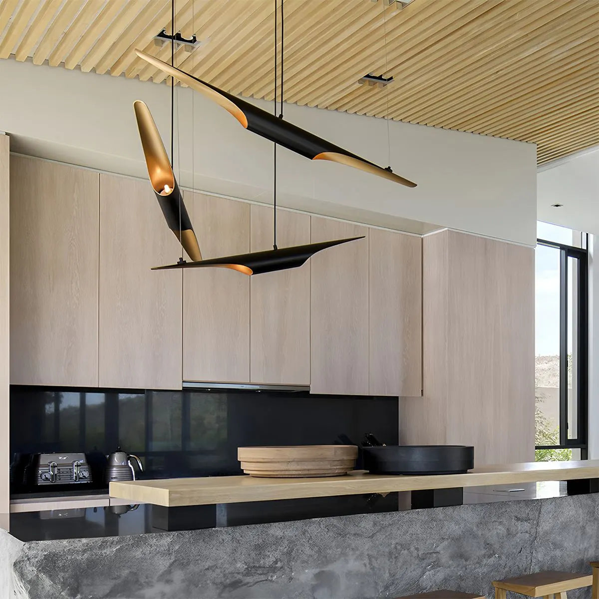 Feyran Coltrane Pipe Pendant Lamp for Dining Room
