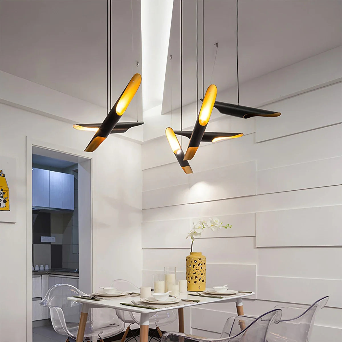 Feyran Coltrane Pipe Pendant Lamp for Dining Room