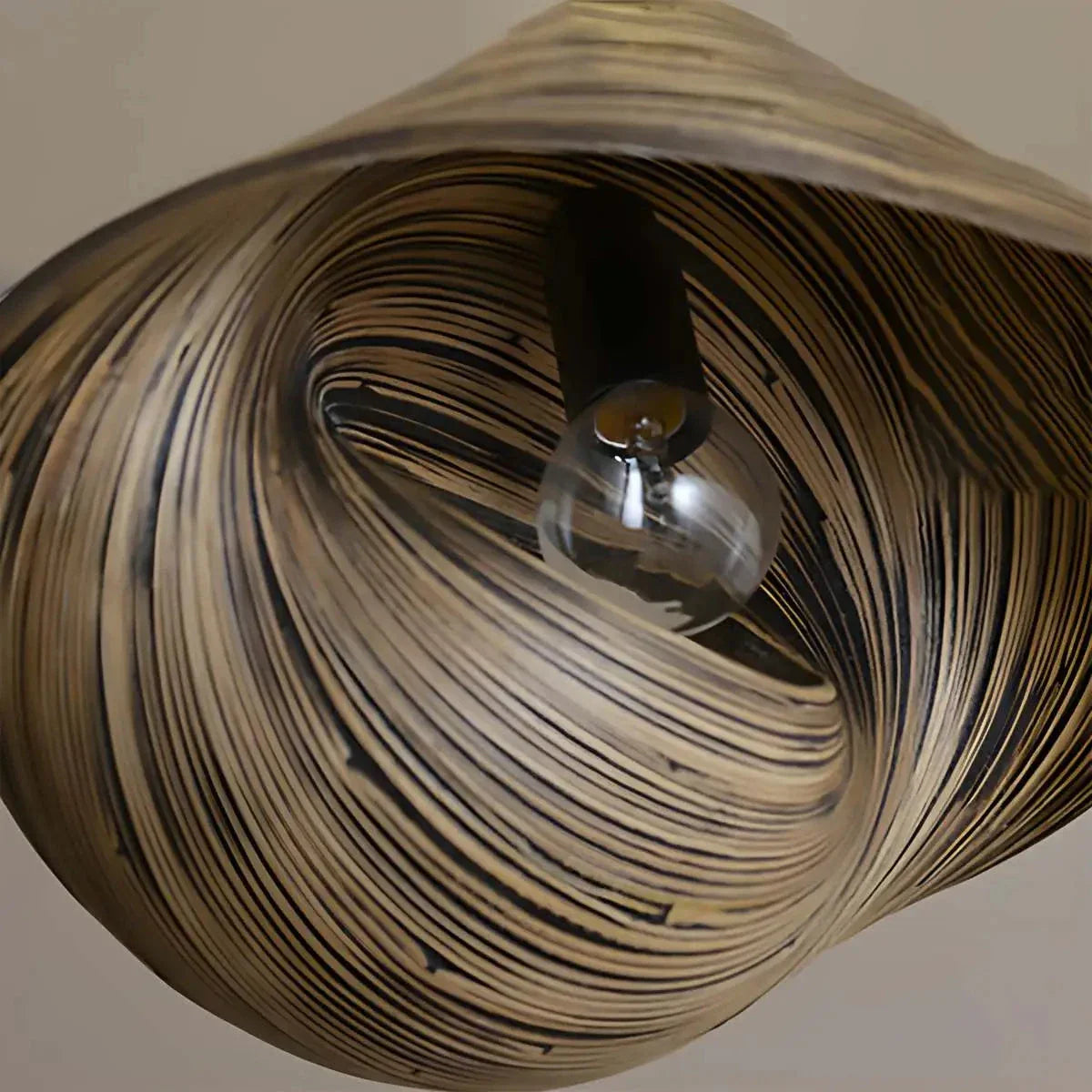 Feyran Creative Art Bamboo Weaving Pendant Light