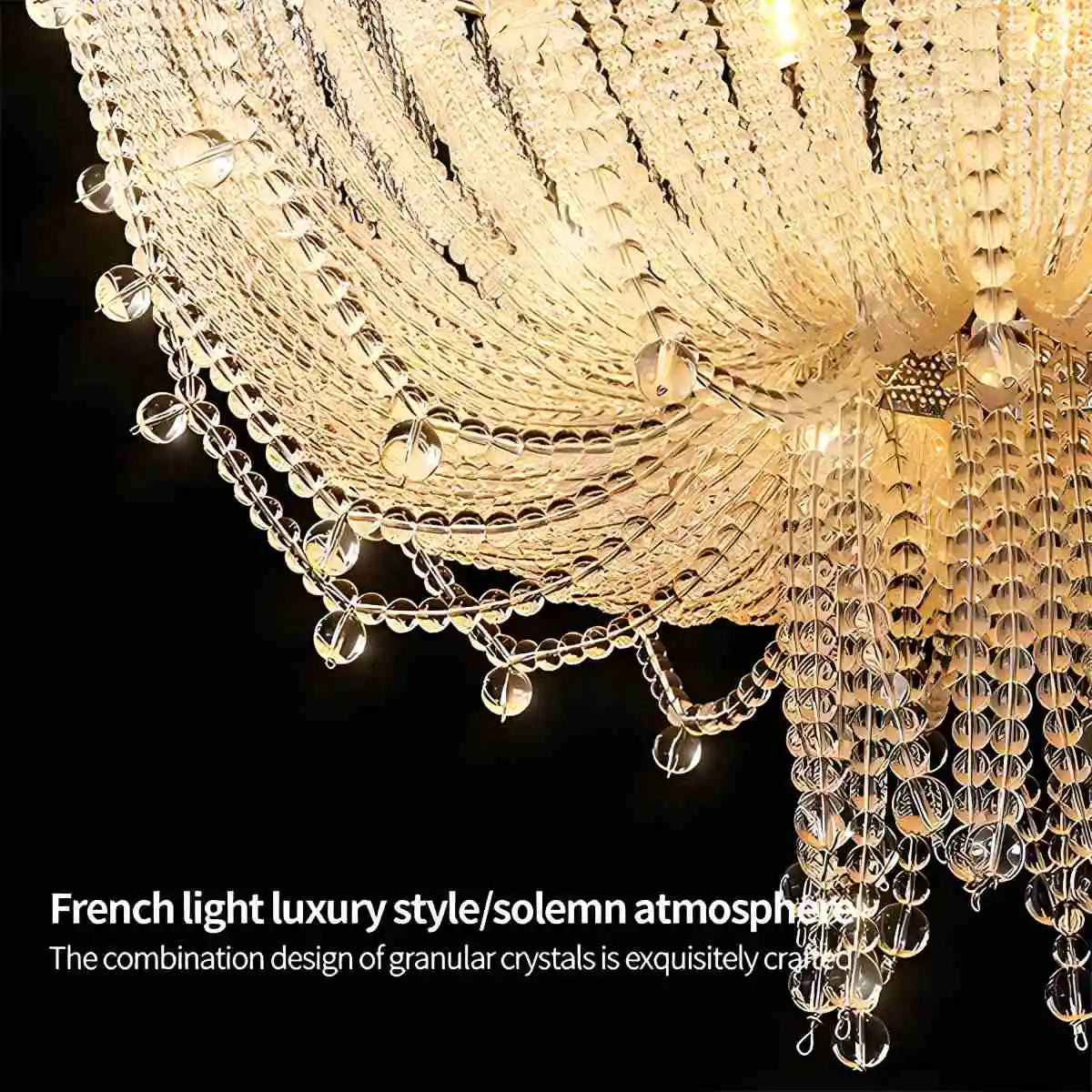 Feyran Creative Crystal Tassel Ceiling Light